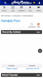 Mobile Screenshot of advancedmasturbationvideos.com